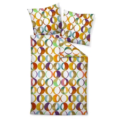 Produktbild von Janine Design Mako-Satin Bettwäsche-Garnitur modern art S 42117 Farbe multicolor-09 Größe 135x200 + 80x80cm