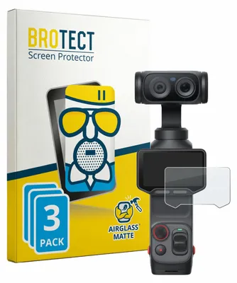 Produktbild von 3x BROTECT Entspiegelungs Schutzglas für Insta360 Luna Ultra Schutzfolie Panzer Folie Glas Display Schutz matt