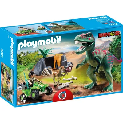 Produktbild von PLAYMOBIL 9231Dinos TRex Angriff Spielfiguren Zubehör Set Kinder Geschenk 9231
