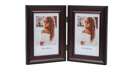 Zdjęcie produktu dla GALERIA multirama VENETO na zdjęcia 10x15 cm PODWÓJNA pion/pion BRĄZ