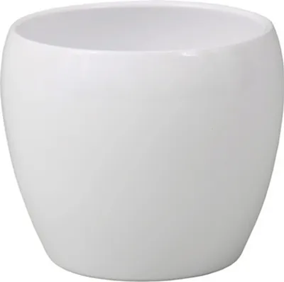 Obrázek produktu pro Obal na květináč keramický LUNA ISLAND Ø15,5 cm lesklý bílý