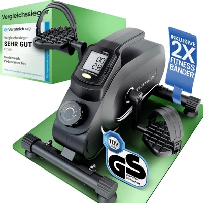 Produktbild von HELDENWERK® Pedaltrainer PRO Set  sehr leise & gelenkschonend