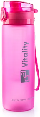 Produktbild von G21 Smoothie-/Saftflasche, 600 ml, rosa-mattiert