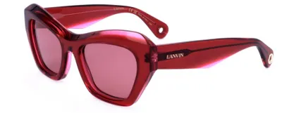 Immagine prodotto di Lanvin LNV663S Trasparente rosso 53/19/140 Occhiali da sole da donna