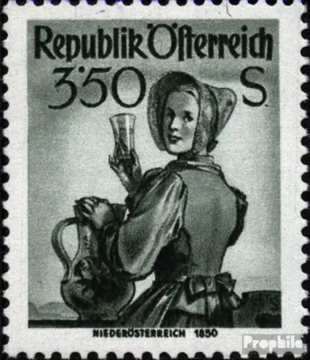 Produktbild von Briefmarken Österreich 1948 Mi 923 postfrisch Trachtenserie
