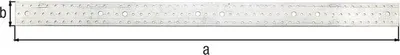 Produktbild von Alberts® Lochplattenstreifen  960x60 mm