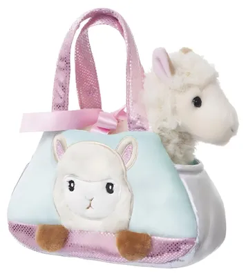 Produktbild von Aurora Fancy Pals Peek-a-Boo Alpaka Rosa 20 cm