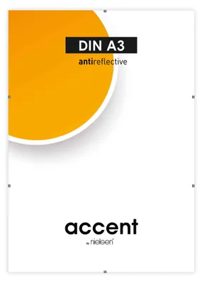 Obrázok produktu pre Nielsen klip rám 29,7x42 cm antireflexné sklo Bezrámový držiak na obrázky
