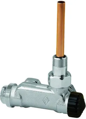 Produktbild von HEIMEIER Ventil E-Z Zweirohr Eckform, DN 15, mit Tauchrohr