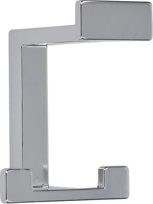 Produktbild von Siro Garderobenhaken Dylan L= 92 mm LA= 32 mm Chrom glänzend