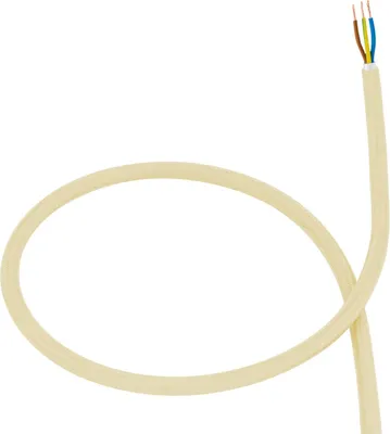 Produktbild von Textilkabel Gelb 1 m