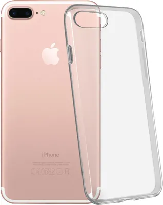 Image de Avizar, Apple iPhone 7 Plus & 8 Plus Housse de protection ultra-claire en silicone, Transparent