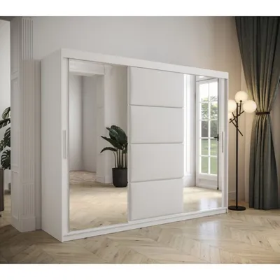 Obrázek produktu pro Šatní skříň s posuvnými dveřmi 250 cm TALIA - bílá