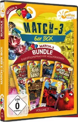 Produktbild von Match 3 6-er Box Vol. 7 PC SUNRISE