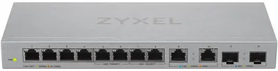 Immagine prodotto di Zyxel XGS1010-12 - V2 - Switch - gestito - 8 x 10/100/1000 + 2 x 100/1000/2,5G + 2 x 1 Gigabit/10 Gigabit SFP+ (Uplink)