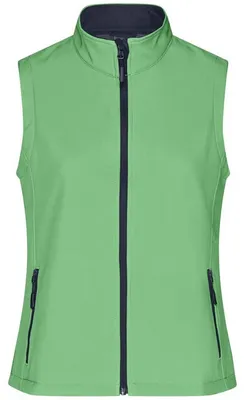 Produktbild von James and Nicholson - "Promo" Weste für Damen LT2433 (XL) (Grün/Marineblau)