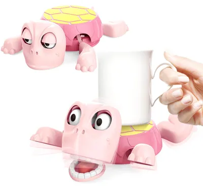 Productafbeelding van Turtle Coasters - Grappige Drinkonderzetters - Roze