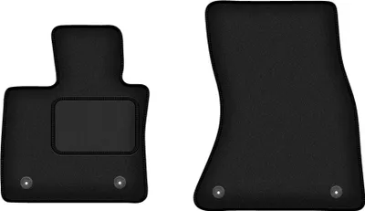 Immagine prodotto di Wielganizator tappetini auto velours anteriori adatto per BMW X6 F16 (2014-2020, SUV) neri, set 2 pz, con fissaggi