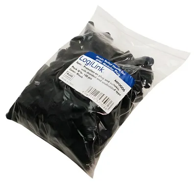 Produktbild von LogiLink MP0006, Kabelschuh, Schwarz, RJ-45, 100 Stück(e)