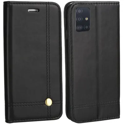 Immagine prodotto di Cover adatta per Samsung Galaxy A33 5G | Custodia a libro EDLE con scomparto per carte e note | Custodia protettiva flip cover BLACK