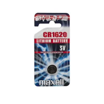 Produktbild von 1x CR1620 Knopfzellenbatterie 3V – Lithium – Auslaufsicher – 1 Stück [18746]