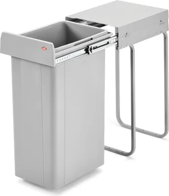 Produktbild von Wesco Abfallsorter 42 Liter Traditionline Single-Boy 545 S/300-1 ab 30 cm Schrankbreite, alugrau