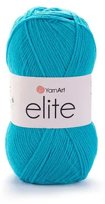 Produktbild von YarnArt Elite Acrylgarn 100g/300m Lazur – weich & leicht für Decken und Amigurumi