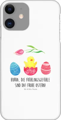 Produktbild von Mr. & Mrs. Panda Iphone 11 Handyhülle Küken Schlüpfen - Weiß - Geschenk, XR, Hülle, Ostern, Grüße, Freude, Frohe, Handy Case, Schutzhülle, Ostergrüße, Ei
