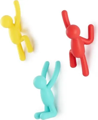 Zdjęcie produktu dla UMBRA wieszak ścienny BUDDY czerwono - żółto - niebieski