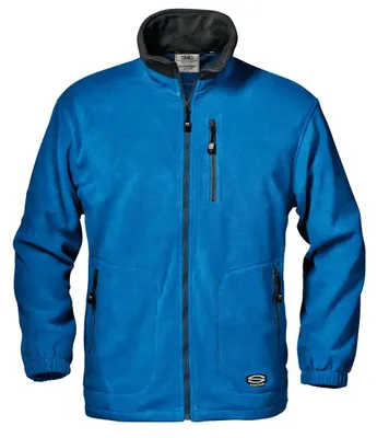 Produktbild von Sir Safety Herren Arbeitsjacke aus Microfleece winddicht, XL, Cyan