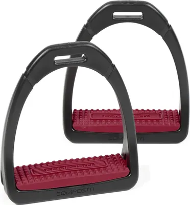 Produktbild von Compositi - Herren/Damen Unisex Steigbügel "Premium Profile" ER758 (Einheitsgröße) (Burgunder)