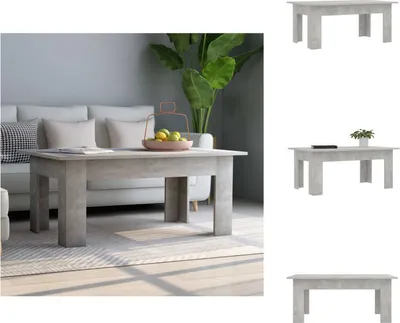 Obrázok produktu pre vidaXL Konferenčný stolík betón sivý 100x60x42 cm materiál na báze dreva - Konferenčné stolíky