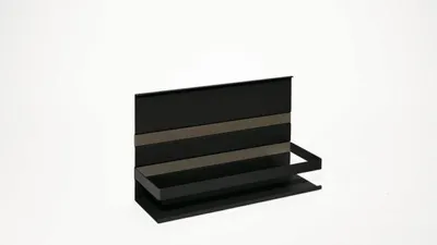Immagine prodotto di Linero MosaiQ scaffale universale H 200 mm con telaio nero opaco / sistema di ringhiere / Kesseböhmer