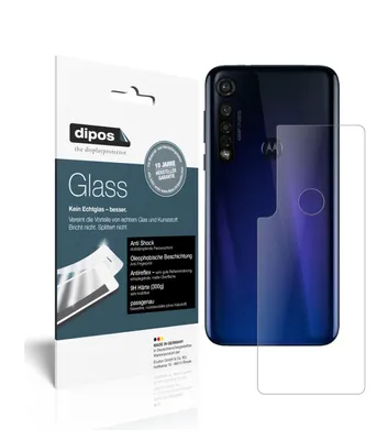 Produktbild von 2x Schutzfolie für Motorola Moto G8 Plus Rückseite matt - Anti-Shock 9H Folie dipos Glass Kunststoffglas