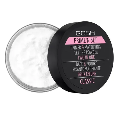 Zdjęcie produktu dla Gosh Prime'n Set Utrwalajco-matujcy puder/baza 2w1 Classic, 7g