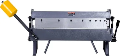 Immagine prodotto di Piegatrice per scatole e pannelli, piegatrice per lamiere da 610 mm/24 pollici, capacità acciaio dolce calibro 16, regolabile da 0 a 135 gradi, piegatrice per metalli con 5 dita, piegatrice in alluminio per impieghi gravosi per piegature precise