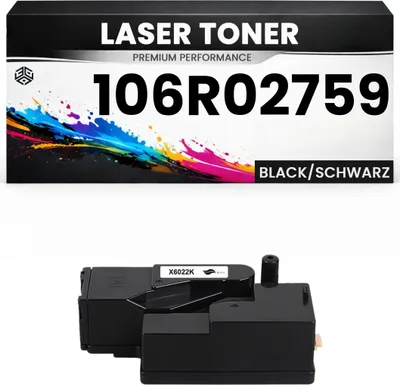 Produktbild von Toner kits kompatibel für Xerox 106R02759 Phaser 6020/6022 WorkCentre 6025/6027 in Schwarz