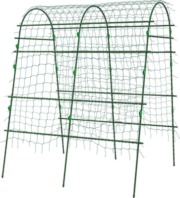 Produktbild von GroßerRankbogen,Vogelschutznetz,einfacheMontage,Metall,144x167x206cm