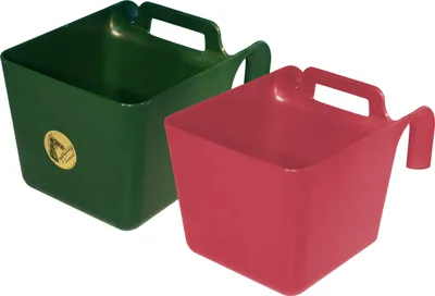 Obrázok produktu pre Kŕmny žľab zelený na zavesenie 11 l plastový