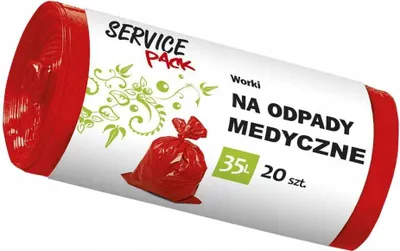 Zdjęcie produktu dla SP MEDICAL Worki na odpady LDPE 35 l, 20 sztuk