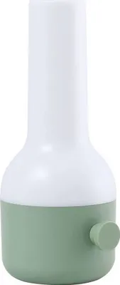 Produktbild von Lindby LED-Akku-Außentischleuchte Isaline, grün, dimmbar
