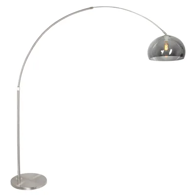 Produktbild von Steinhauer - stehlampe - Sparkled Light - stahl - kunststoff metall - bogenlampe - E27 - 9879ST