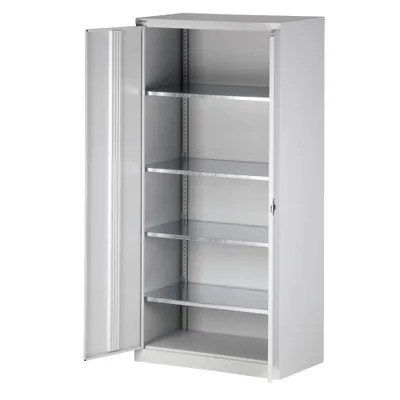 Image de BISLEY Armoire de séparation Universal, 4 portes, gris clair