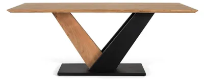 Immagine prodotto di Tavolo da pranzo Iravati in legno di acacia, 77 cm x 200 cm x 100 cm Giner y Colomer