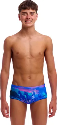 Produktbild von Funky Trunks Sidewinder Trunks Badehose Boxer Blau AUS 24 Jungen Blau AUS 24