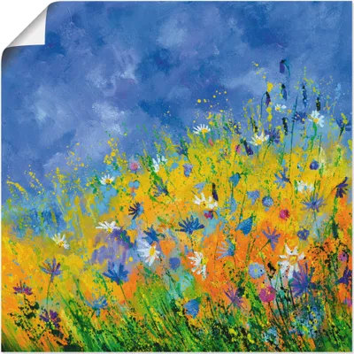 Produktbild von ARTland Poster Wildblumen Größe: 30x30 cm