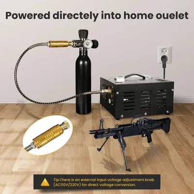 Obrázek produktu pro Kompresor – Přenosný kompresor – Kompresor – 300 bar – 4500 psi PCP – 110 V