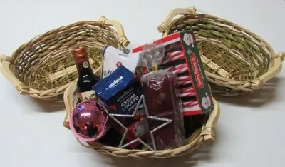 Produktbild von 3er Set kleiner Präsentkorb leer Geschenkekorb Brotkorb