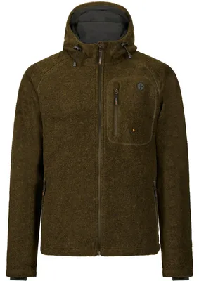 Produktbild von il Lago Prestige Lodenfleece-Jacke Geo Pro Membran Herren (Oliv) Größe XL