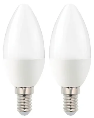 Productafbeelding van Vito Lighting LED Kaarslamp C35 E14 Mat - 6.5W 507lm 2700K - Extra Warmwit Dimbaar - Vervangt 60W - 2 stuks